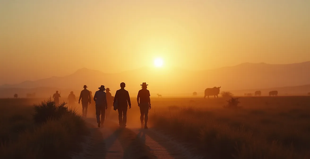 Wissenschaftliche Datenerhebung durch Freiwillige im afrikanischen Busch