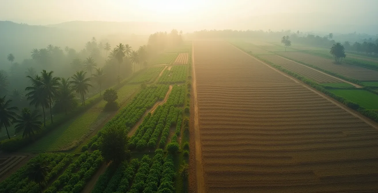 Vergleich zwischen traditioneller und moderner Landwirtschaft in Afrika