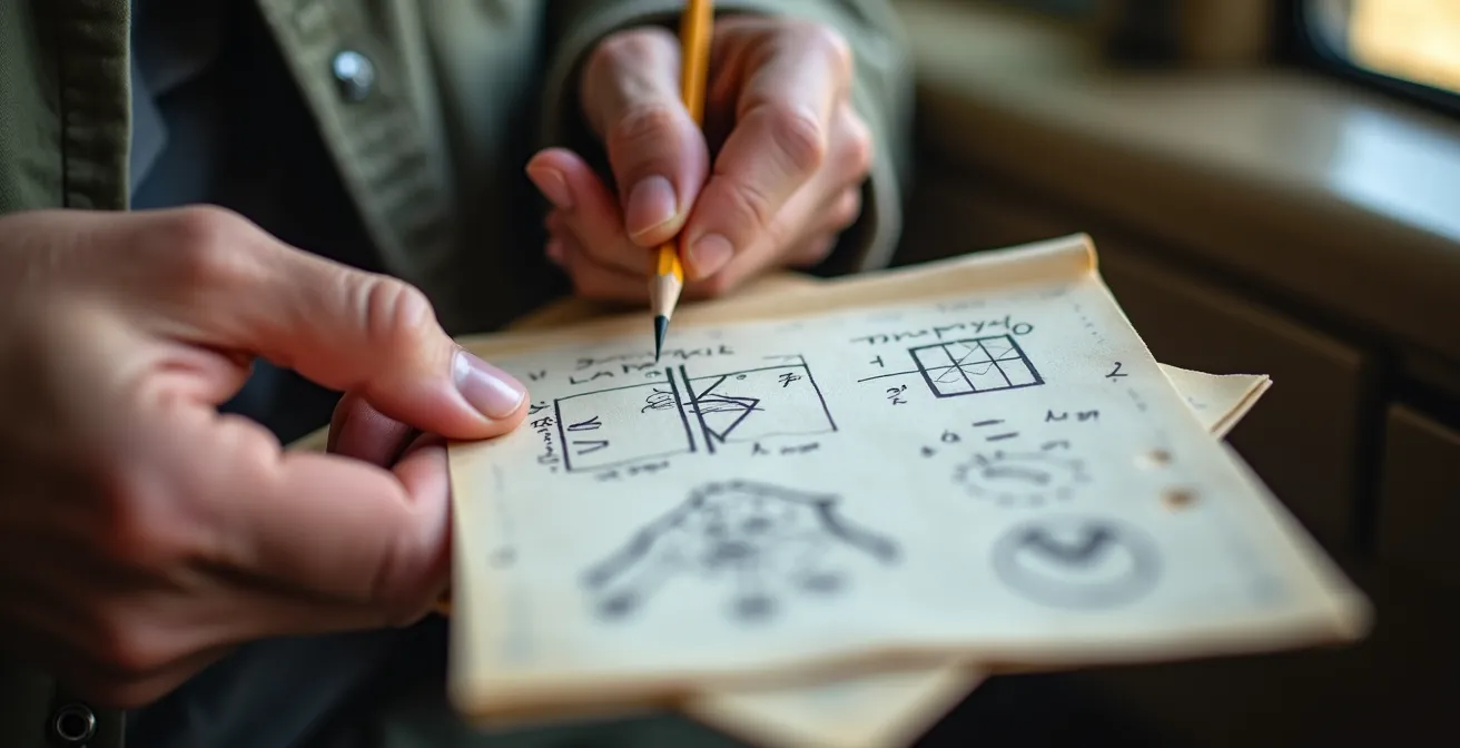 Safari-Gruppe mit Bingo-Karten beobachtet gemeinsam Wildtiere