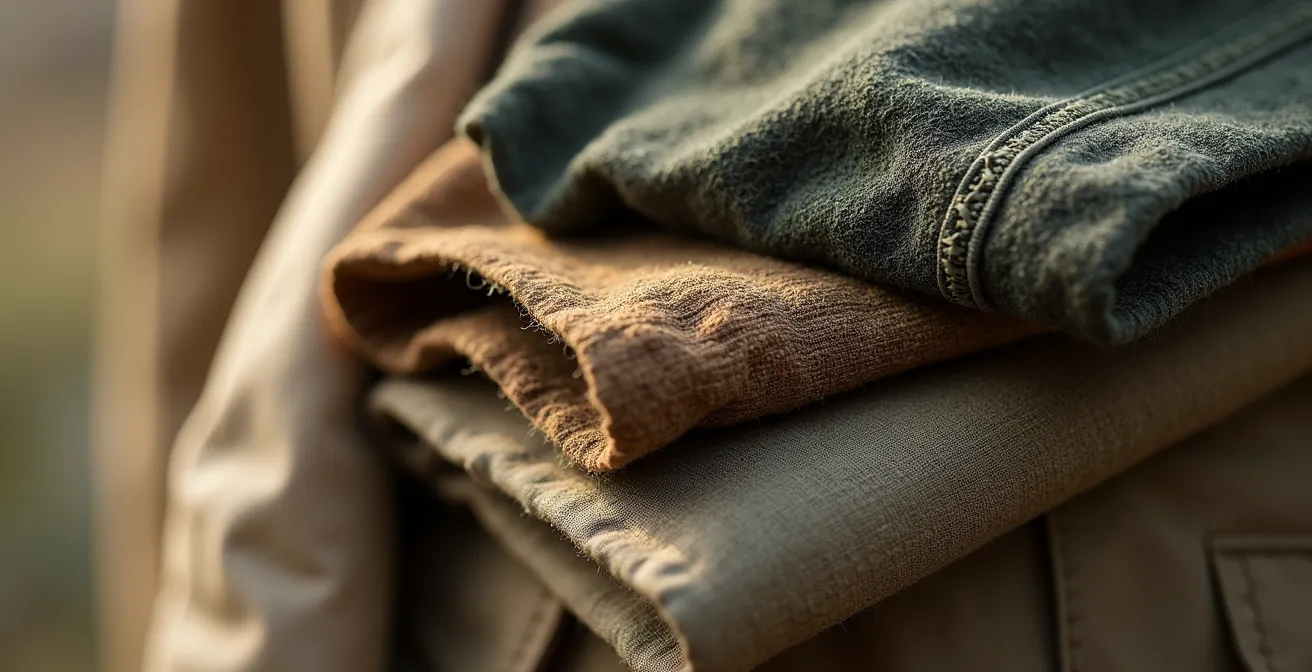 Safari-Kapselgarderobe mit multifunktionaler Kleidung