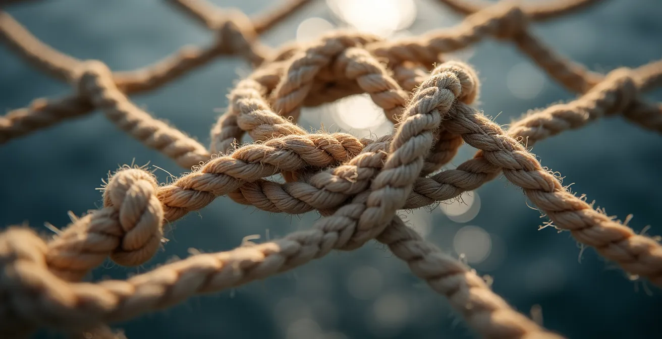 Professionelle Tourismusverbände Netzwerk-Visualisierung